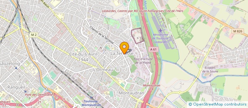 localisation de l'entreprise PRODUCTION CHANTACONIA à TOULOUSE