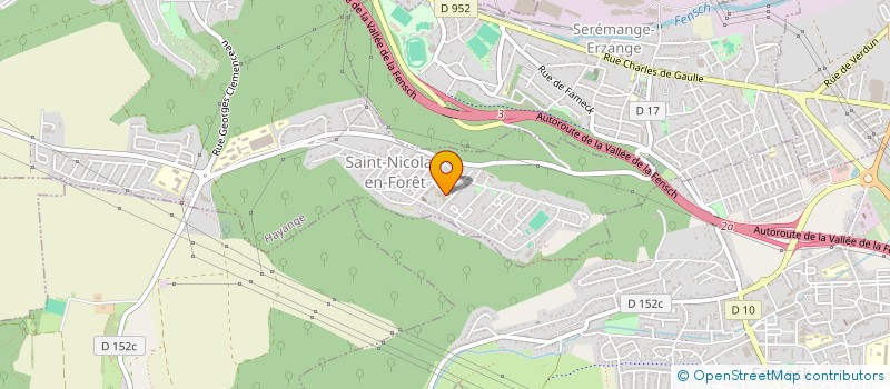 localisation de l'entreprise PRODUCTION D'ARTISTES PLURIELS : PAP à HAYANGE