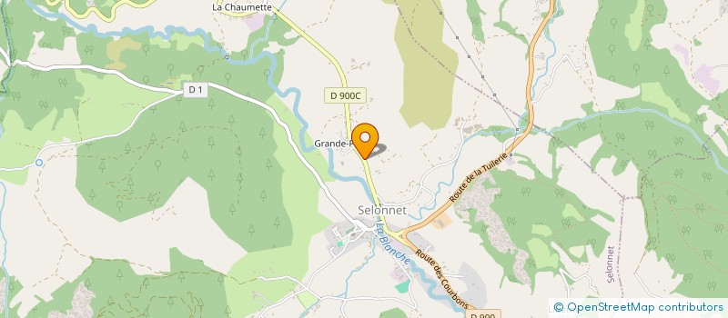 localisation de l'entreprise PRODUCTION D'ENERGIES RENOUVELLABLES ISOARD  SELONNET