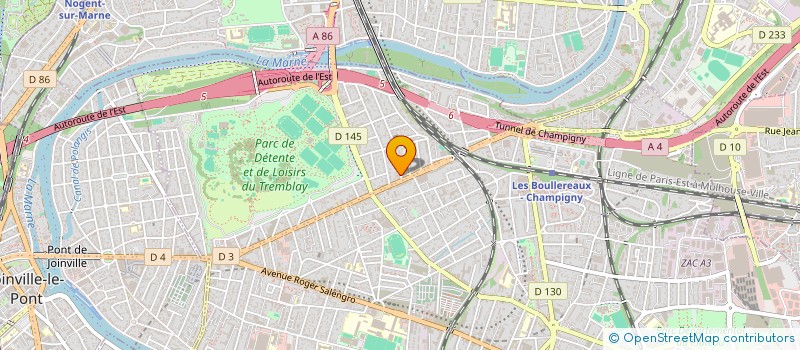 localisation de l'entreprise PRODUCTION D'IMAGES à CHAMPIGNY-SUR-MARNE