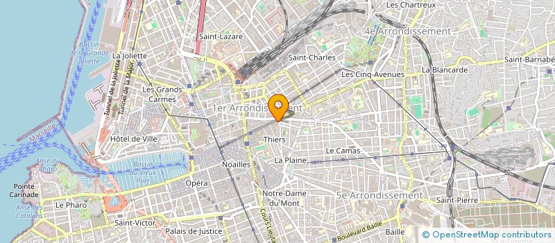 localisation de l'entreprise PRODUCTION DE REVE  MARSEILLE
