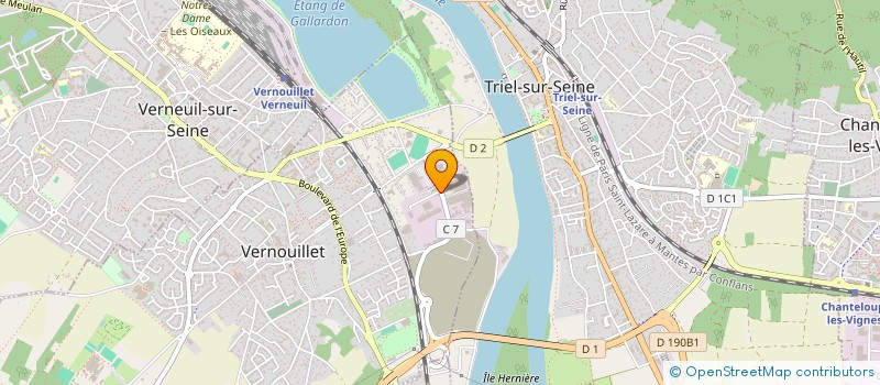 localisation de l'entreprise PRODUCTION DE TEXTILES EQUESTRES à VERNOUILLET