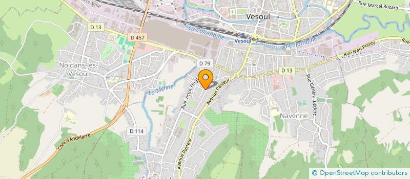 localisation de l'entreprise PRODUCTION.ENTRETIEN.CARRIERE.SABLIERE  ECHENOZ-LA-MELINE