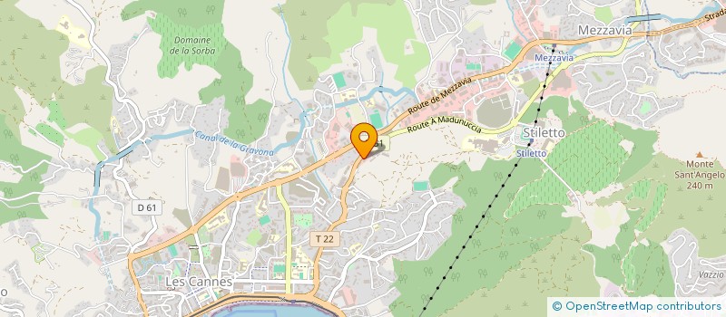 localisation de l'entreprise PRODUCTION FAMILY  AJACCIO