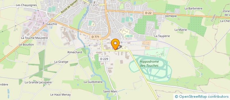localisation de l'entreprise PRODUCTION FRANCAISE PREMELANGE à CRAON