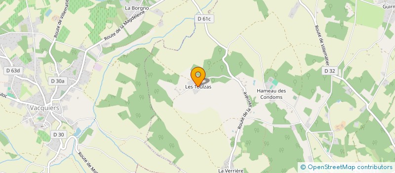 localisation de l'entreprise PRODUCTION FROID  MONTJOIRE