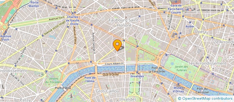 localisation de l'entreprise PRODUCTION HYDROGENE BA217 à PARIS