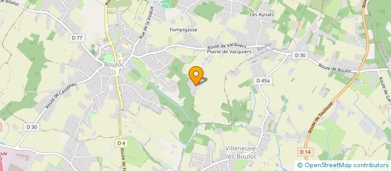 localisation de l'entreprise PRODUCTION INVESTISSEMENT  BOULOC