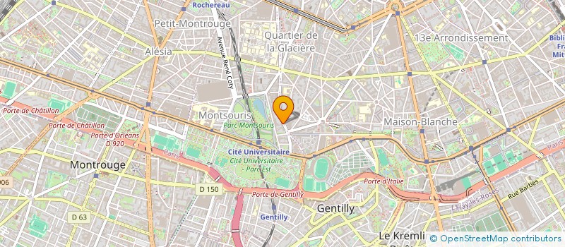 localisation de l'entreprise PRODUCTION LUTECE  PARIS