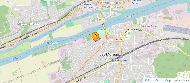 localisation de l'entreprise PRODUCTION MIRAGE à LES MUREAUX