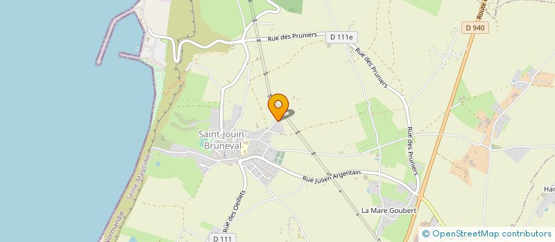 localisation de l'entreprise PRODUCTION ORION & ASSOCIES  SAINT-JOUIN-BRUNEVAL