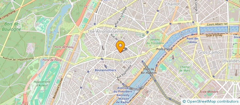 localisation de l'entreprise PRODUCTION RENTABILITE DISTRIBUTION à PARIS