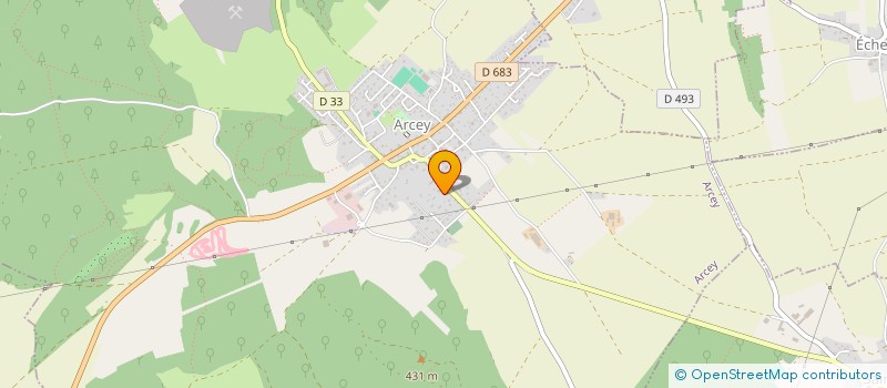 localisation de l'entreprise PRODUCTION SOLAIRE BERGER  ARCEY