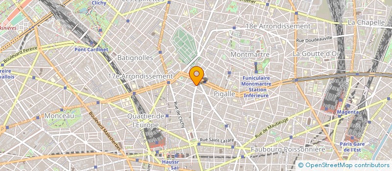 localisation de l'entreprise PRODUCTIONS 90 à PARIS