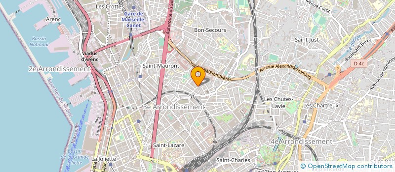 localisation de l'entreprise PRODUCTIONS AUTREMENT DIT  MARSEILLE