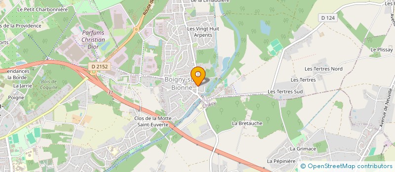 localisation de l'entreprise PRODUCTIONS DE LA COMMANDERIE  BOIGNY-SUR-BIONNE