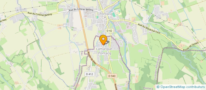 localisation de l'entreprise PRODUCTIONS DU GRAND LARGE  AZEREIX