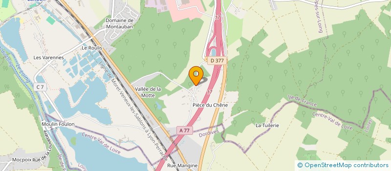 localisation de l'entreprise PRODUCTIONS ET SPECTACLES MICHEL WROBEL  SOUPPES-SUR-LOING