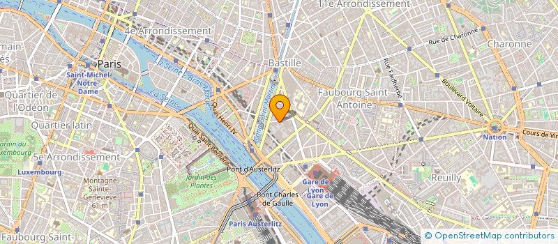 localisation de l'entreprise PRODUCTIONS GRAPHIQUES ASSOCIES  PARIS