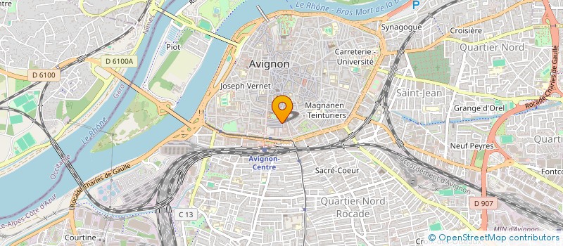 localisation de l'entreprise PRODUCTIONS INDIGO à AVIGNON