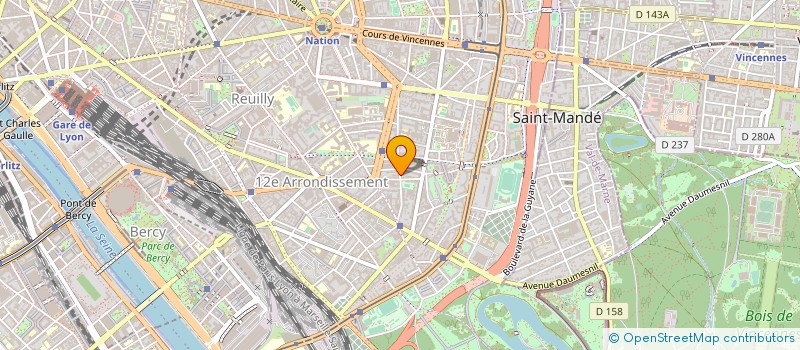 localisation de l'entreprise PRODUCTIONS MARY JOSEE à PARIS