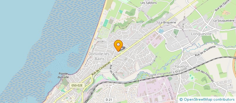 localisation de l'entreprise PRODUCTIONS MCH  DONVILLE-LES-BAINS