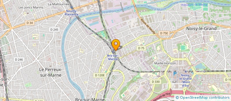 localisation de l'entreprise PRODUCTIONS SPECIALES  BRY SUR MARNE