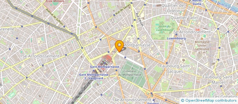 localisation de l'entreprise PRODUCTIQUE INFORMATIQUE INGENIERIE à PARIS