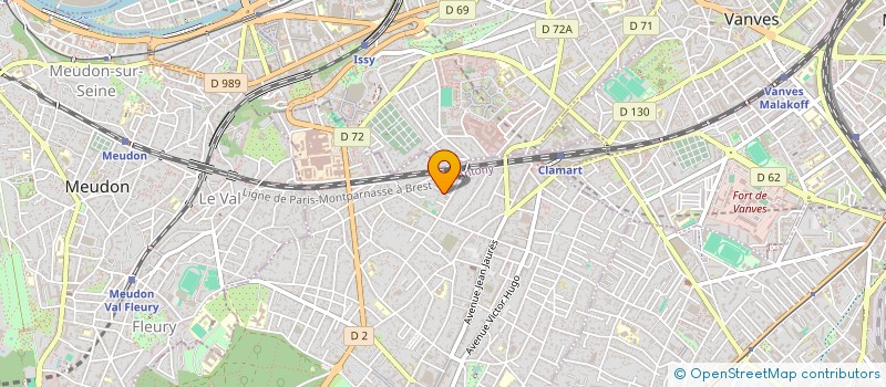 localisation de l'entreprise PRODUCTIVITE AMELIORATION CONTINUE EXPERTISE OUTILLAGES à CLAMART