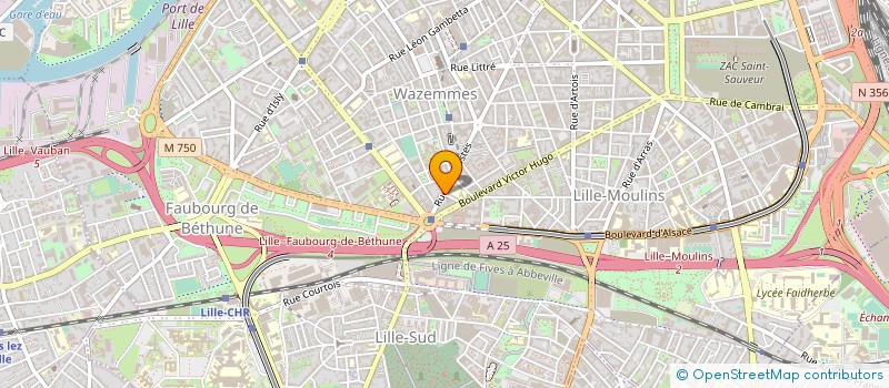 localisation de l'entreprise PRODUIBIO SARL à LILLE