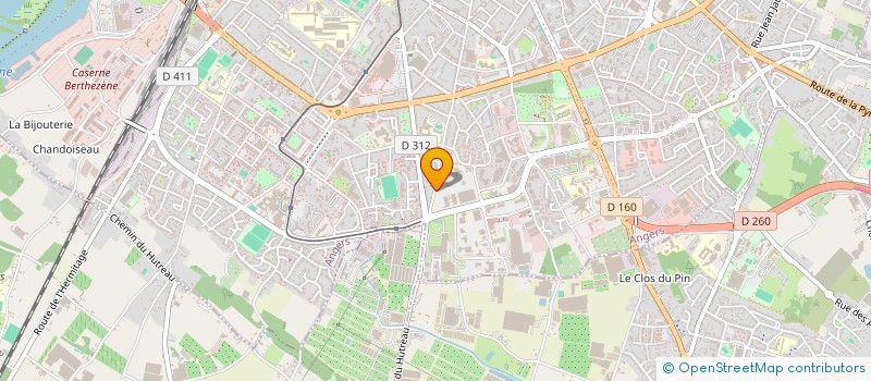 localisation de l'entreprise PRODUIT EN ANJOU à ANGERS