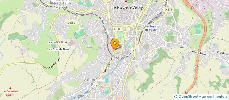 localisation de l'entreprise PRODUIT EN AUVERGNE à LE PUY-EN-VELAY