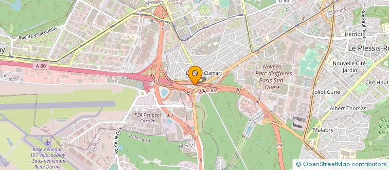 localisation de l'entreprise PRODUIT ENTRET LESSIVE SULFUR  CLAMART