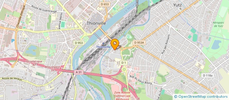 localisation de l'entreprise PRODUIT INDUSTRIEL ET DE MANUTENTION à THIONVILLE