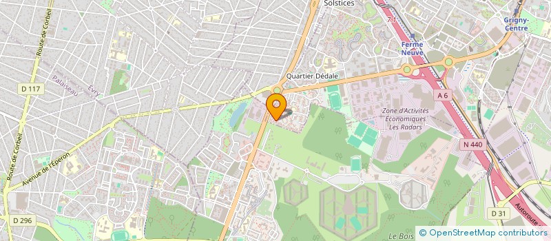 localisation de l'entreprise PRODUIT MOQUETTE  DISTRIBUTION à GRIGNY