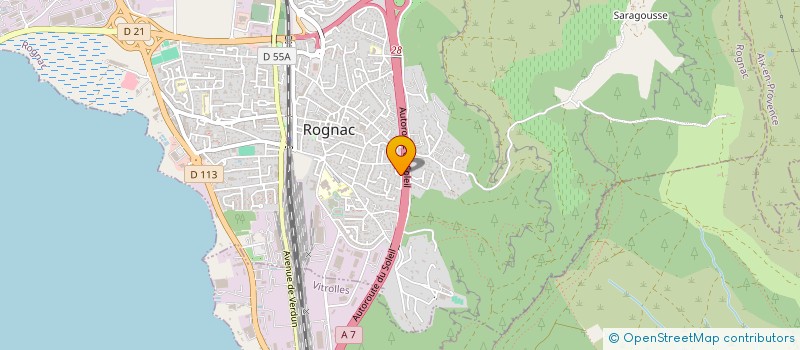 localisation de l'entreprise PRODUITPHARE  ROGNAC