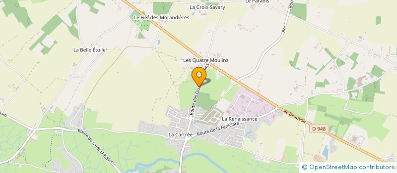 localisation de l'entreprise PRODUITS ALIMENTAIRES VENDEENS à CHALLANS