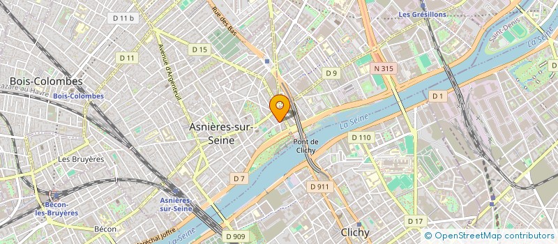 localisation de l'entreprise PRODUITS AMGHAR FRERES  ASNIERES-SUR-SEINE