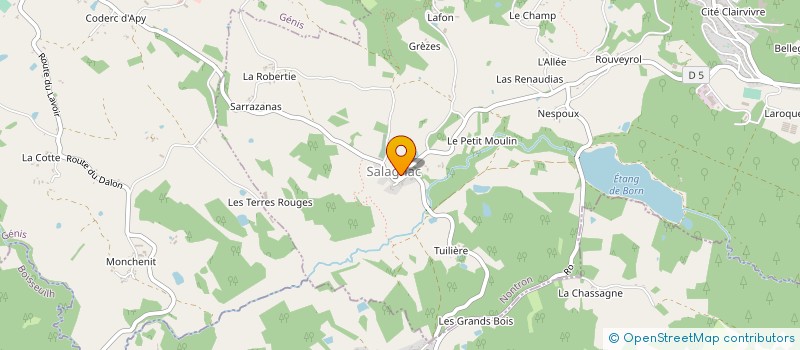 localisation de l'entreprise PRODUITS AROMATIQUES A. DURBAN à SAINT MARTIAL D ALBAREDE