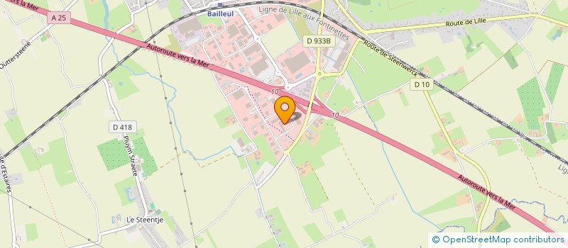 localisation de l'entreprise PRODUITS AVICOLES LILLOIS à BAILLEUL