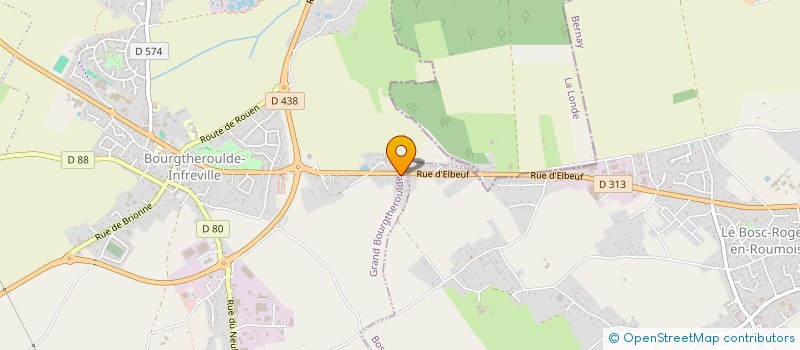 localisation de l'entreprise PRODUITS BERGER  GRAND BOURGTHEROULDE