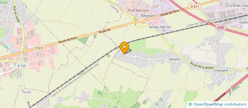 localisation de l'entreprise PRODUITS CHIMIQUES DU BATIMENT PCB  LA CRECHE