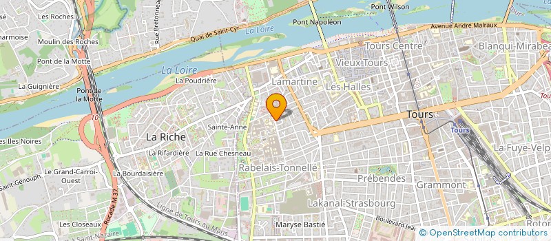 localisation de l'entreprise PRODUITS CHIMIQUES DU BERRY à TOURS