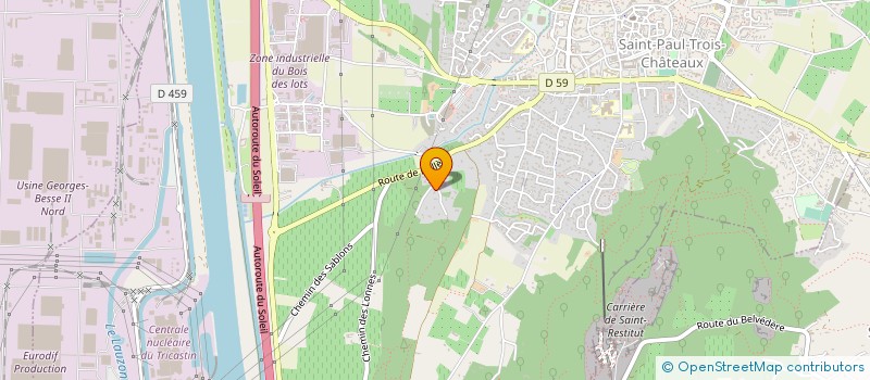 localisation de l'entreprise PRODUITS D'UN TERROIR DROME EN PROVENCE à SAINT-PAUL-TROIS-CHATEAUX