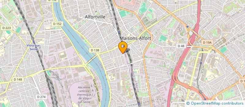 localisation de l'entreprise PRODUITS DES JARDINS D'AFRIQUE ET DU MONDE à ALFORTVILLE