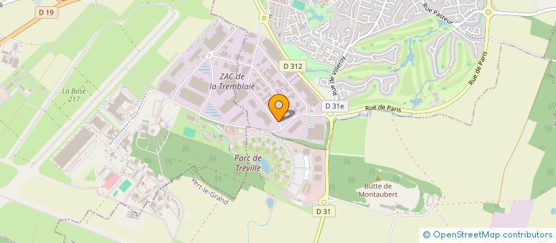 localisation de l'entreprise PRODUITS ET APPAREILS DE BEAUTE-PAB à BONDOUFLE