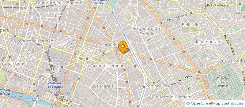 localisation de l'entreprise PRODUITS INDUSTRIELS DE PRECISION à PARIS