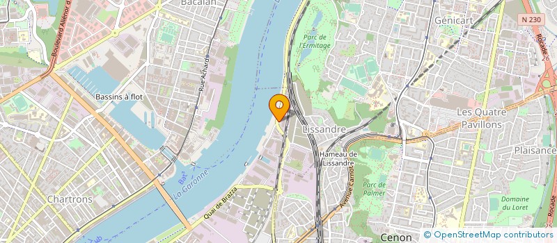 localisation de l'entreprise PRODUITS JOCK SA à BORDEAUX