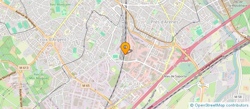 localisation de l'entreprise PRODUITS METAL SERVICES à MONTPELLIER