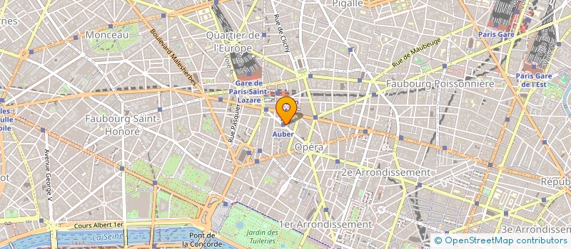 localisation de l'entreprise PRODUITS NATURELS LEBLANC - DIVISION EUROPE  PARIS